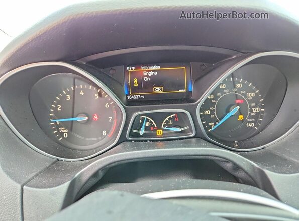 1FADP3FE8HL269865 2017 FORD FOCUS White ხელსაწყოთა პანელის ხედი