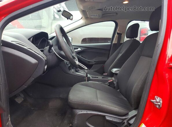 1FADP3FE9HL322881 2017 FORD FOCUS Red Front interior view
