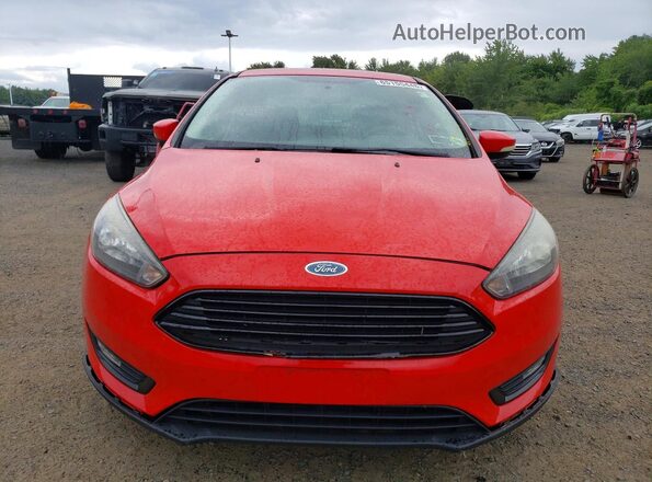 1FADP3FE9HL322881 2017 FORD FOCUS Red Front view