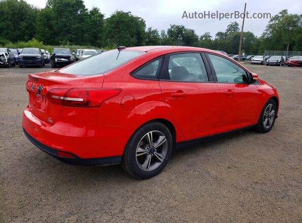 1FADP3FE9HL322881 2017 FORD FOCUS Red Rear right
