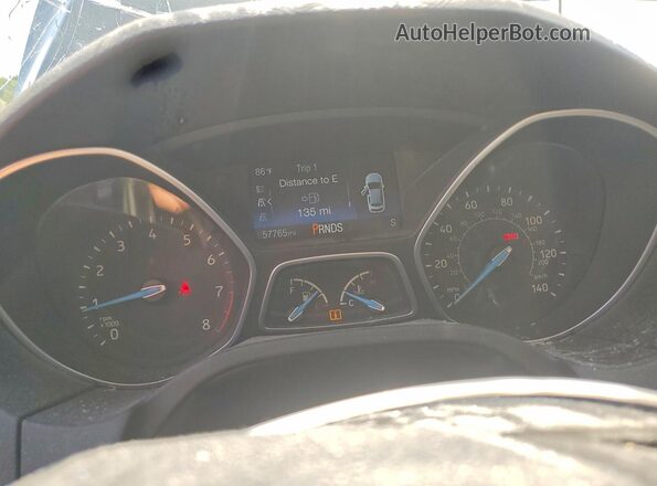1FADP3FE9JL214184 2018 FORD FOCUS Gray Սարքավորումների վահանակի տեսք