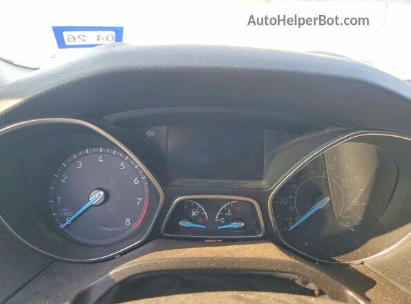 1FADP3FE9JL284803 2018 FORD FOCUS Gray ხელსაწყოთა პანელის ხედი