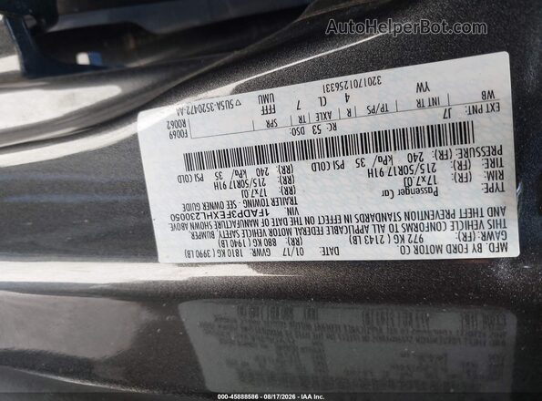 1FADP3FEXHL230050 2017 FORD FOCUS Gray Вид підкапотного простору