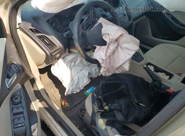 1FADP3FEXJL214257 2018 FORD FOCUS Золотой Вид панели приборов