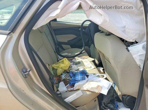 1FADP3FEXJL214257 2018 FORD FOCUS Золотой Вид задних сидений
