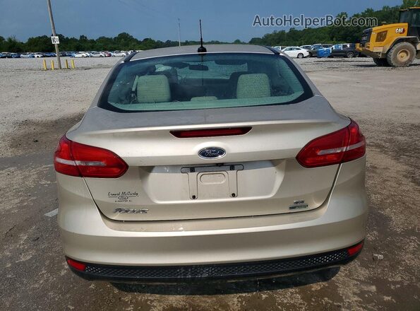 1FADP3FEXJL214257 2018 FORD FOCUS Золотой Вид сзади