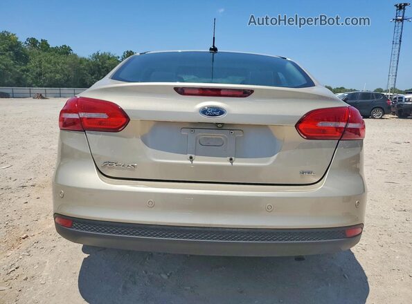 1FADP3H20HL237172 2017 FORD FOCUS Tan Rear view