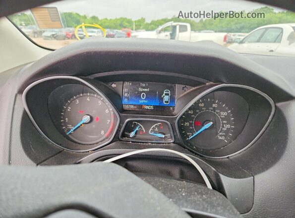 1FADP3H20HL237172 2017 FORD FOCUS Tan Instrument cluster view