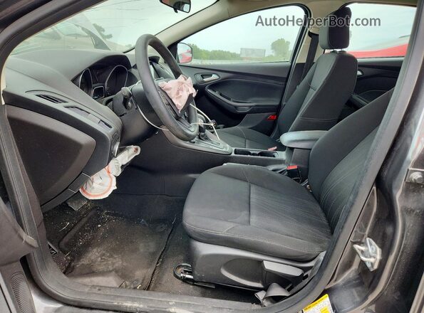 1FADP3H20HL319077 2017 FORD FOCUS Gray Widok wnętrza z przodu