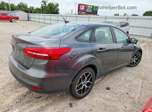 1FADP3H20HL319077 2017 FORD FOCUS Gray Tył prawy