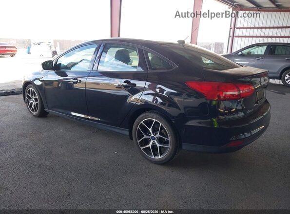 1FADP3H21JL205630 2018 FORD FOCUS Black Tył lewy