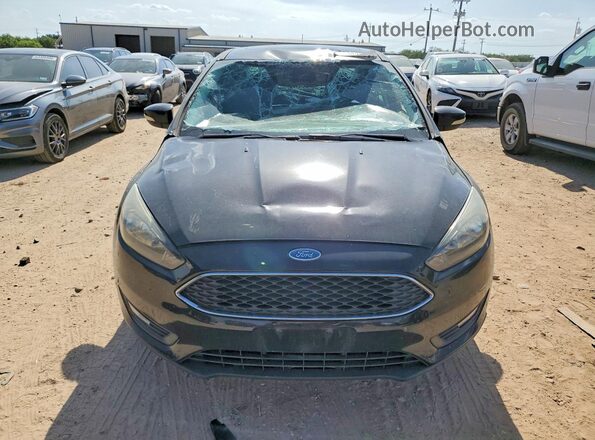 1FADP3H21JL222802 2018 FORD FOCUS Black Widok z przodu