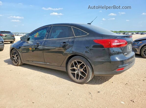 1FADP3H21JL222802 2018 FORD FOCUS Black Tył lewy