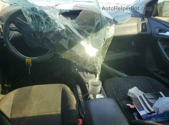 1FADP3H21JL222802 2018 FORD FOCUS Black Widok deski rozdzielczej
