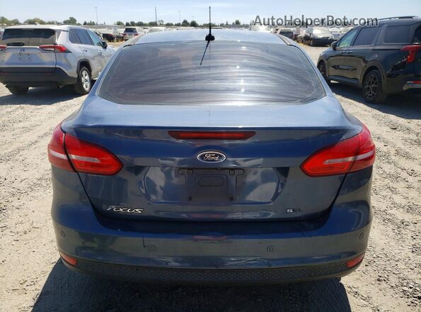 1FADP3H22JL204941 2018 FORD FOCUS Blue Սալոնի հետևի տեսք