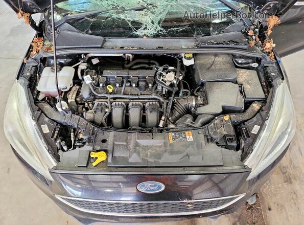 1FADP3H23JL314204 2018 FORD FOCUS Black Rear interior view