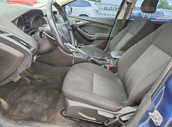 1FADP3H24JL217058 2018 FORD FOCUS Синий Вид салона спереди