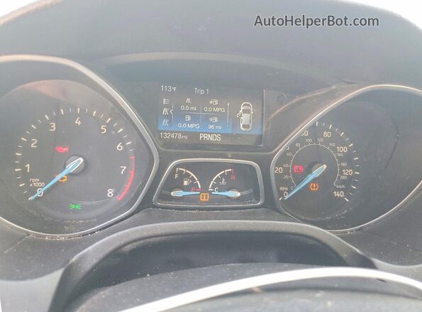 1FADP3H24JL294481 2018 FORD FOCUS Black ხელსაწყოთა პანელის ხედი