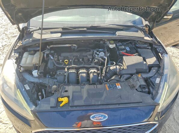 1FADP3H24JL294481 2018 FORD FOCUS Black უკანა სალონის ხედი