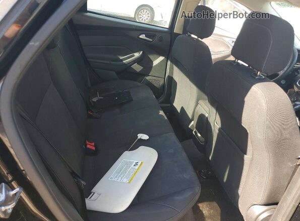 1FADP3H24JL294481 2018 FORD FOCUS Black უკანა სავარძლების ხედი