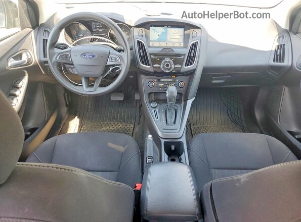 1FADP3H25HL256378 2017 FORD FOCUS Gray Dashboard view