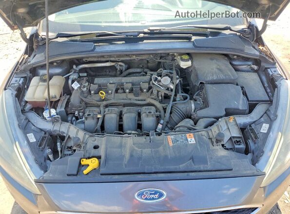 1FADP3H25HL256378 2017 FORD FOCUS Gray Rear interior view