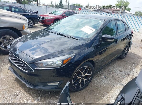 1FADP3H25HL317714 2017 FORD FOCUS Black Przód lewy