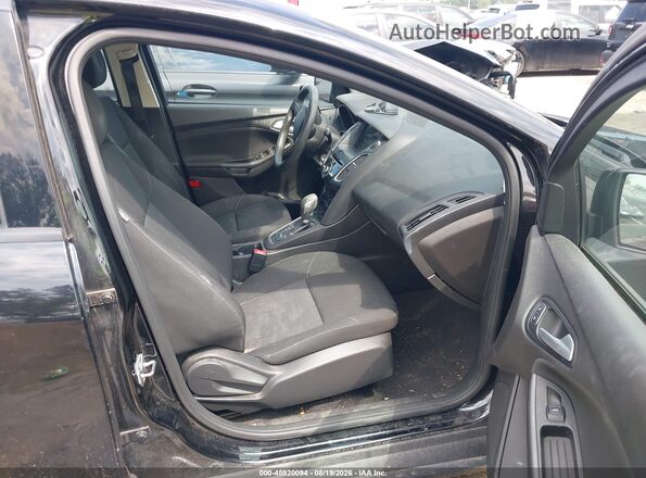 1FADP3H25HL317714 2017 FORD FOCUS Black Widok wnętrza z przodu