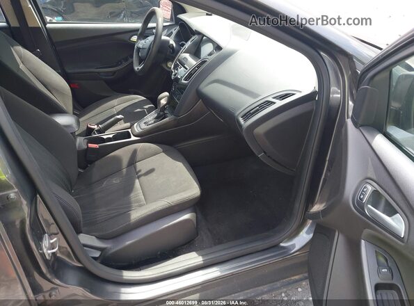 1FADP3H26HL256468 2017 FORD FOCUS Gray წინა სალონის ხედი