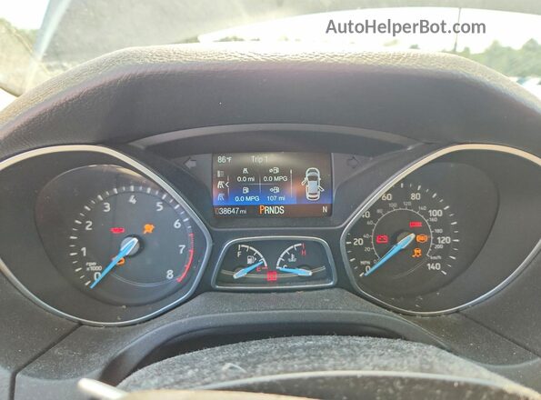 1FADP3H26HL316927 2017 FORD FOCUS Black Vista del cuadro de instrumentos