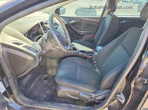 1FADP3H26JL217482 2018 FORD FOCUS Black წინა სალონის ხედი