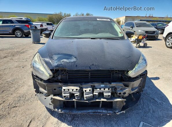 1FADP3H26JL217482 2018 FORD FOCUS Black წინა ხედი