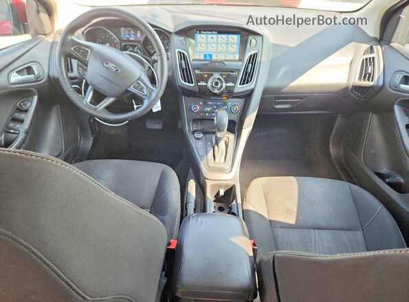 1FADP3H27HL238223 2017 FORD FOCUS Red Dashboard view