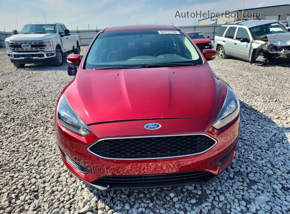 1FADP3H27HL238223 2017 FORD FOCUS Red Front view