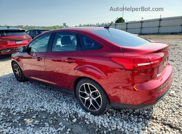 1FADP3H27HL238223 2017 FORD FOCUS Red Rear left