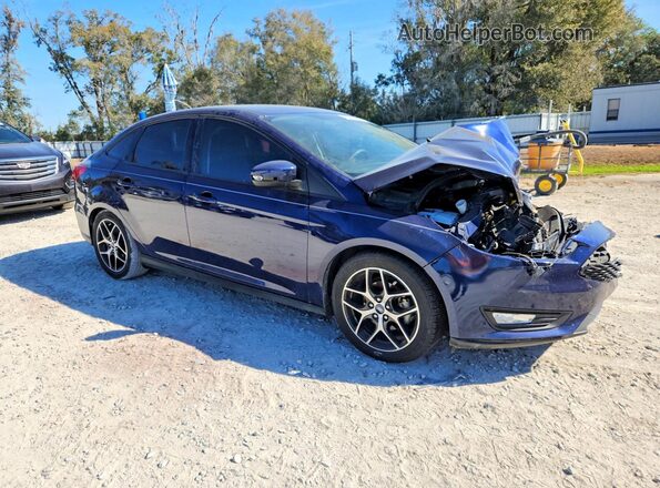 1FADP3H28HL322972 2017 FORD FOCUS Blue Delantero derecho