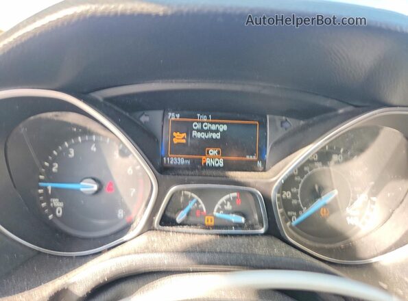 1FADP3H28HL346432 2017 FORD FOCUS Red Instrument cluster view