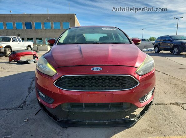 1FADP3H28HL346432 2017 FORD FOCUS Red Front view