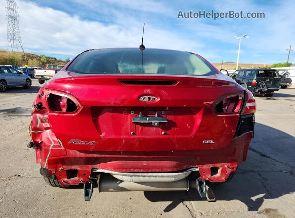1FADP3H28HL346432 2017 FORD FOCUS Red Rear view