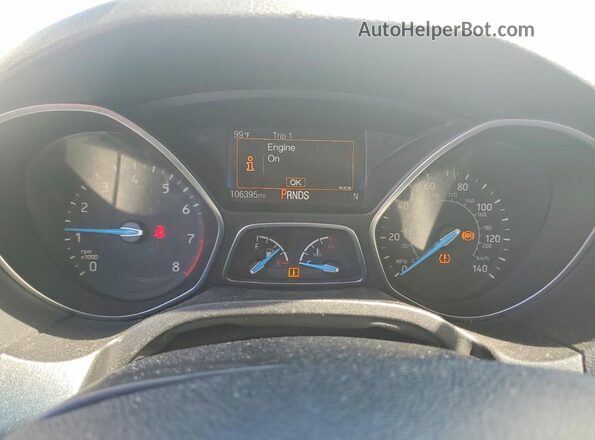 1FADP3H28JL202871 2018 FORD FOCUS Silver Widok zestawu wskaźników
