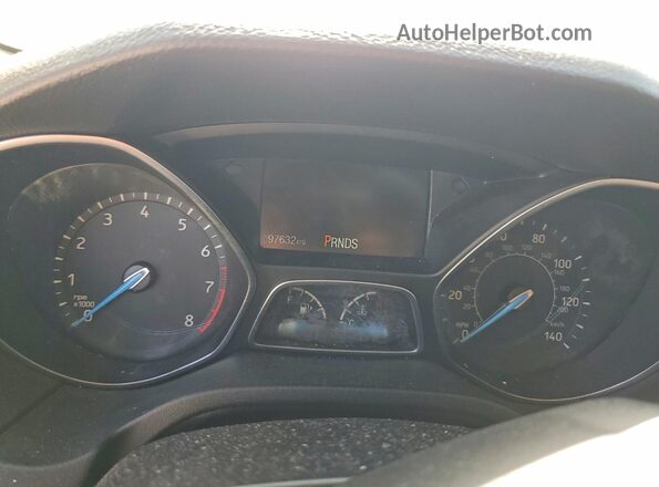 1FADP3H28JL215541 2018 FORD FOCUS Gray Vista del cuadro de instrumentos