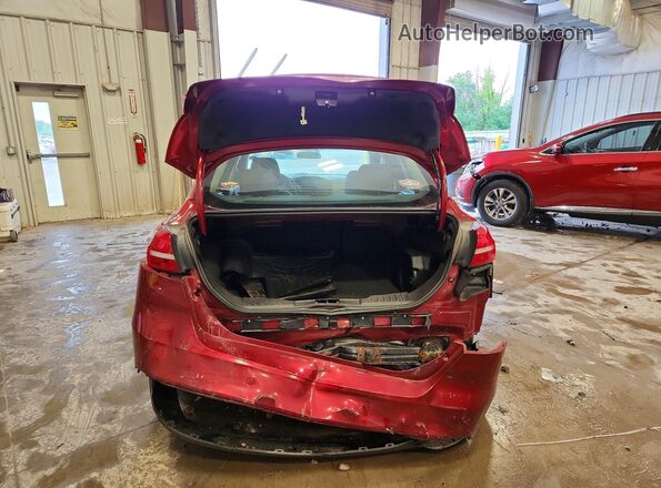 1FADP3H29HL221052 2017 FORD FOCUS Red Vista trasera