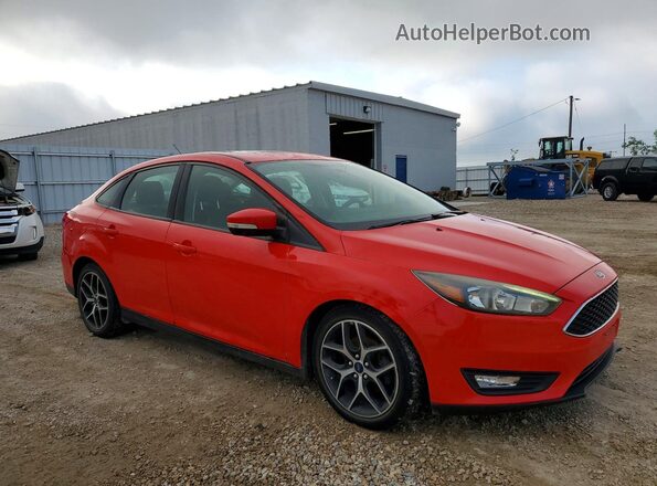 1FADP3H29HL248400 2017 FORD FOCUS Red Front right