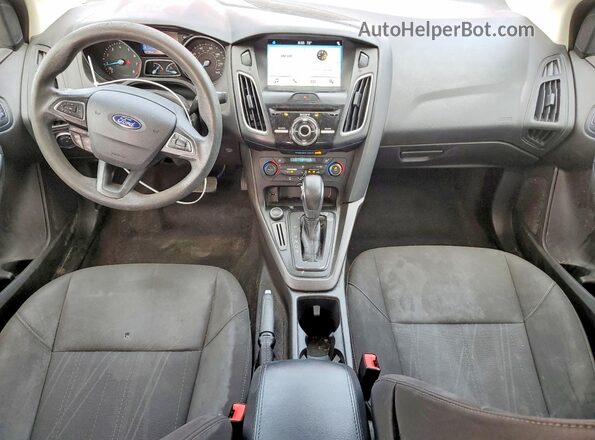 1FADP3H29HL248400 2017 FORD FOCUS Red Dashboard view