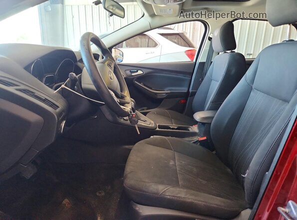 1FADP3H29HL302391 2017 FORD FOCUS Maroon Vista interior delantera