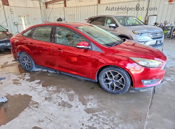 1FADP3H29HL302391 2017 FORD FOCUS Maroon Delantero derecho
