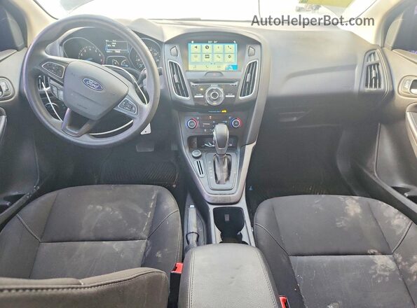 1FADP3H29HL332829 2017 FORD FOCUS Silver Вид панелі приладів