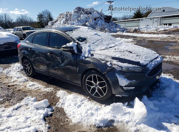 1FADP3H29HL337870 2017 FORD FOCUS Gray Przód prawy