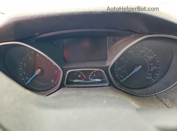 1FADP3H29HL337870 2017 FORD FOCUS Gray Widok zestawu wskaźników
