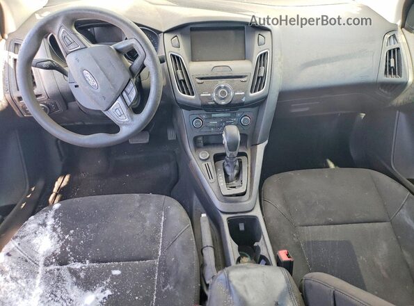 1FADP3H29HL337870 2017 FORD FOCUS Gray Widok deski rozdzielczej